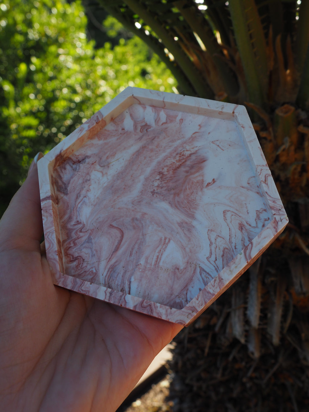 Bandeja pequeña hexagonal 1