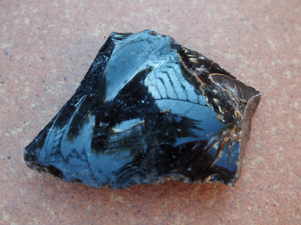 Obsidiana en bruto