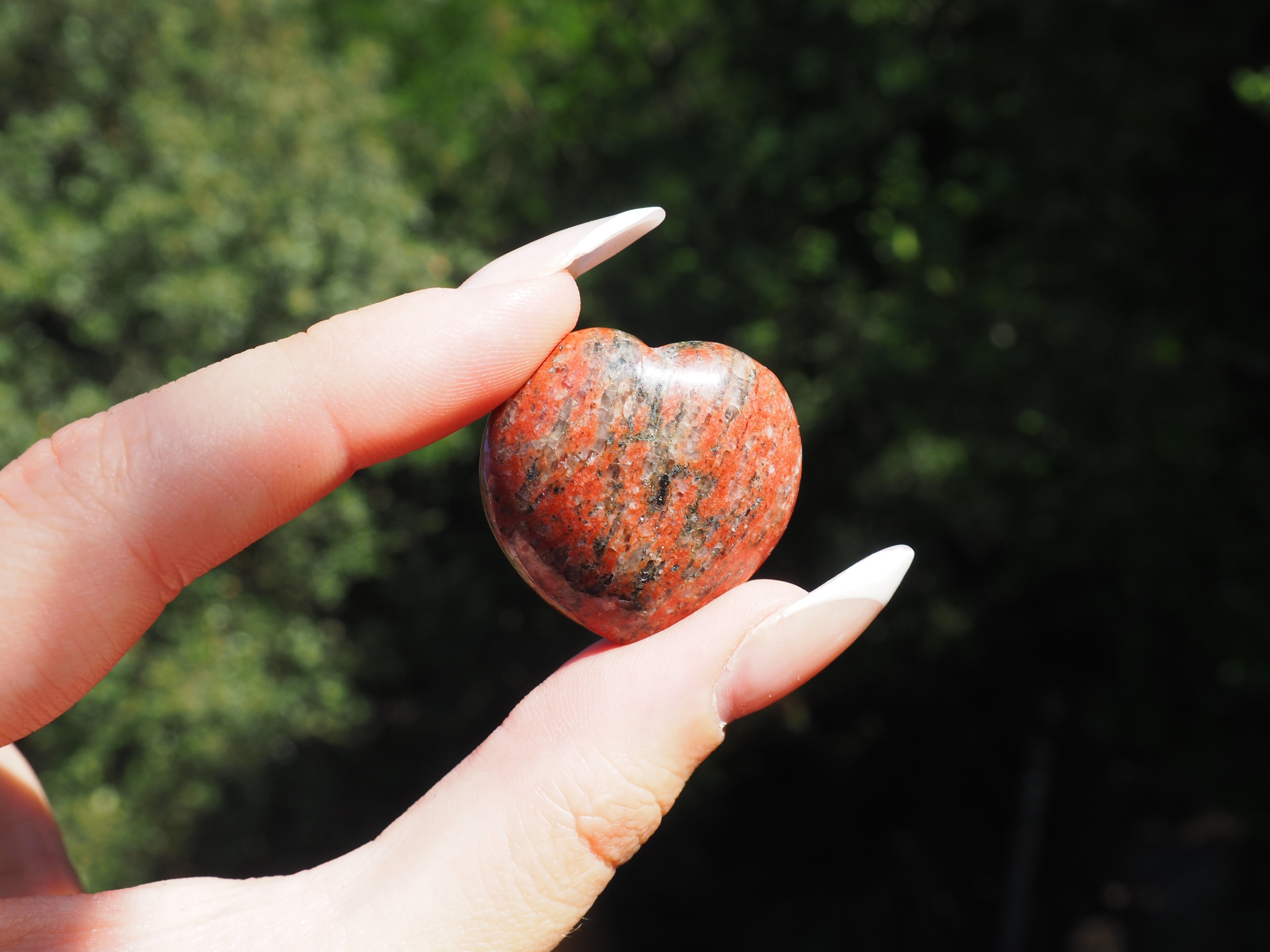 Corazón Jaspe Rojo