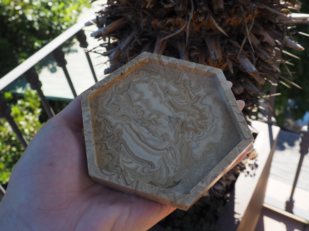 Bandeja pequeña hexagonal 3