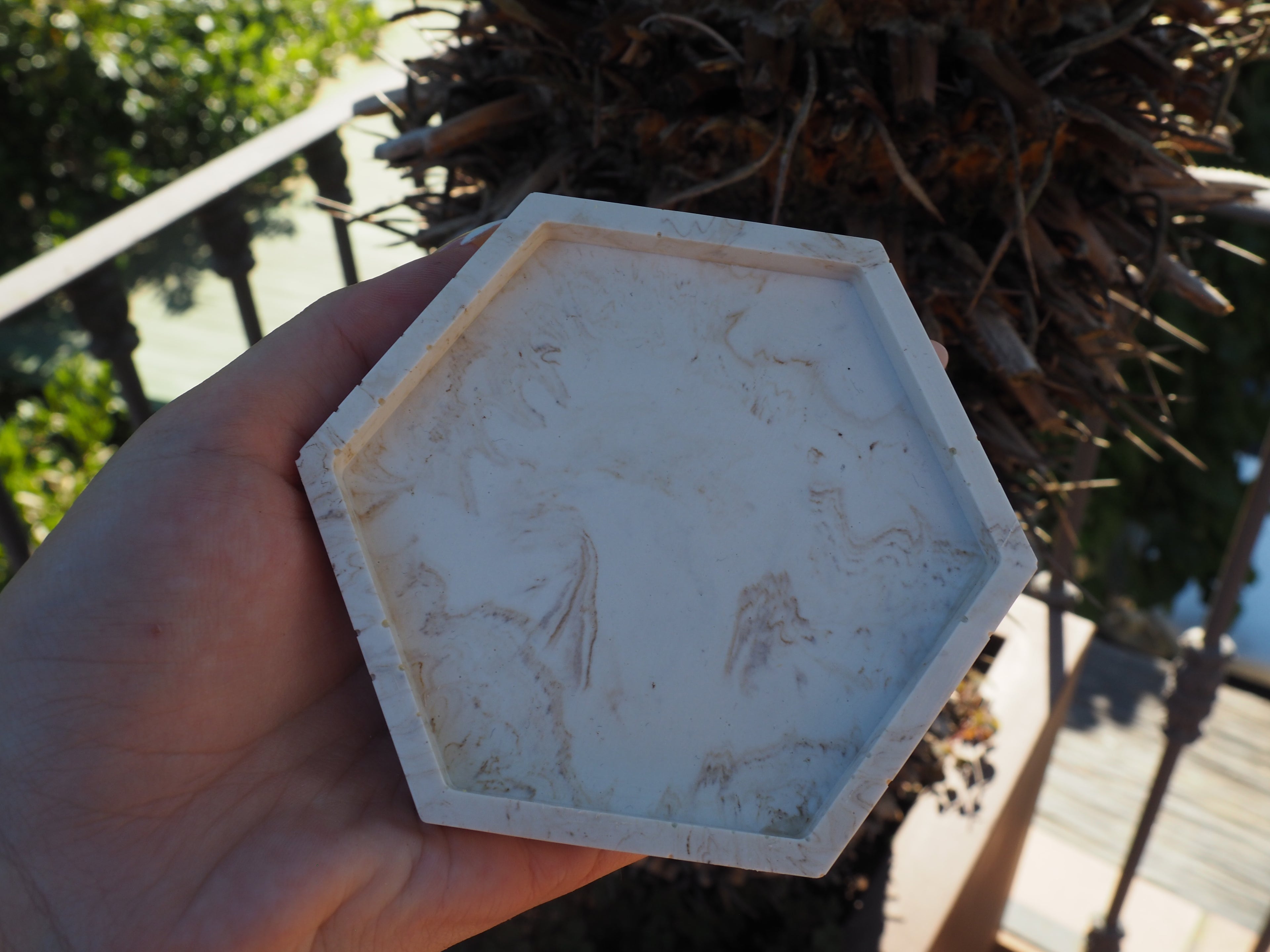 Bandeja pequeña hexagonal 7