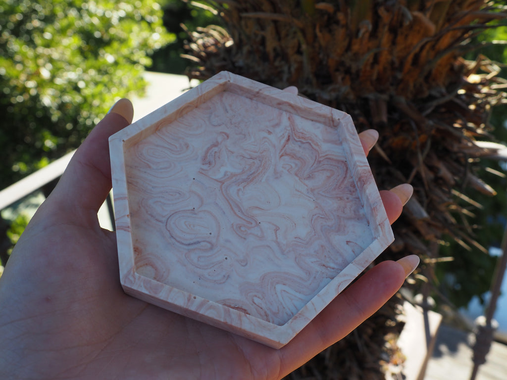 Bandeja pequeña hexagonal 2