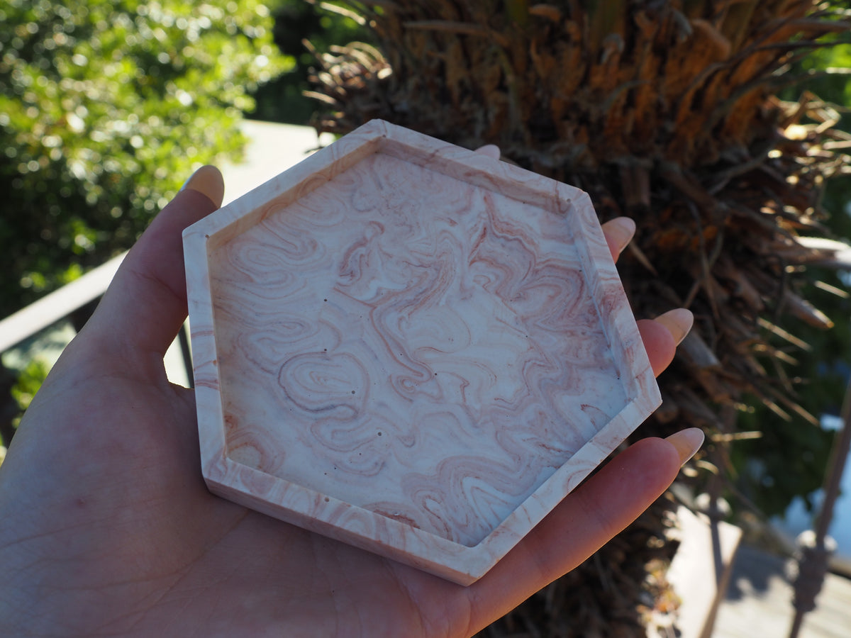 Bandeja pequeña hexagonal 2